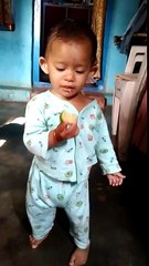 Best funny baby video 2017. Baby tasting lemon for first time