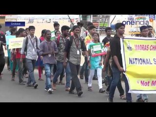 சென்னையில் ‘காந்தித் தாத்தா’ தலைமையில் நடந்த தூய்மை இந்தியா விழிப்புணர்வு பேரணி - வீடியோ