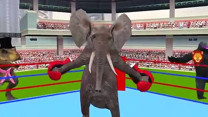 Learn Colors With Dinosaurs, Gorilla, Elephant Color Animals Finger Family Songs & 1 To 10