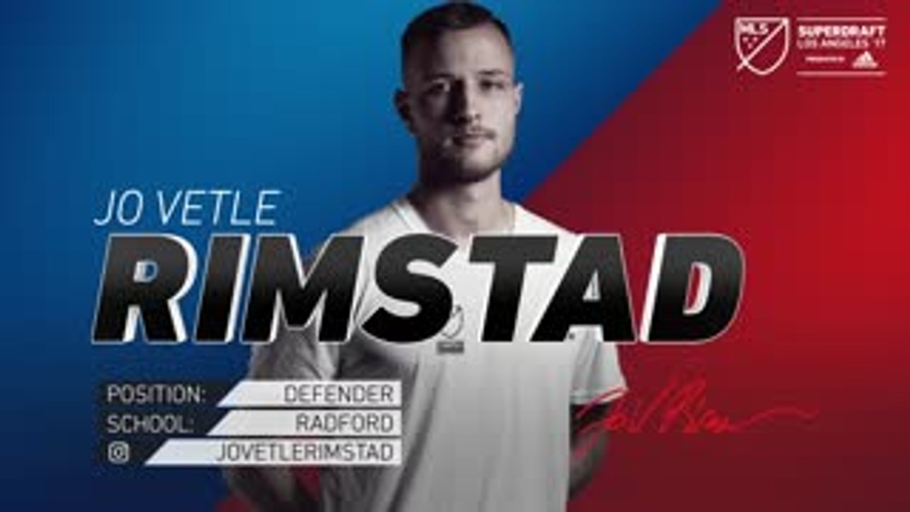 MLS SuperDraft 2017 - Jo Vetle Rimstad (Radford)
