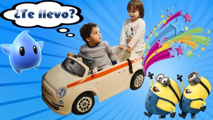 Las Niñas jugando con el coche eléctrico | Girls playing with electric car | Diario de Gabri y Eli