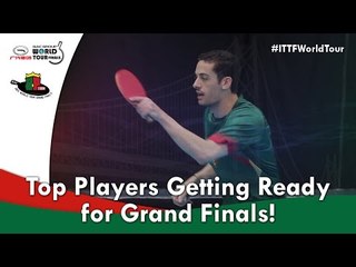 World's Table Tennis Players Getting Ready For Grand Finals