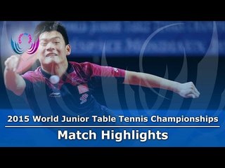 WJTTC 2015 Highlights: XUE Fei vs LIU Dingshuo (Final)