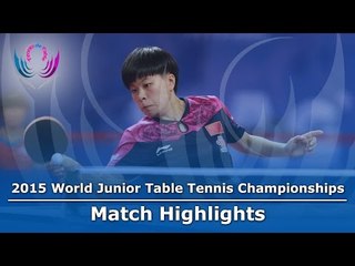 WJTTC 2015 Highlights: WANG Yidi CHN vs CHEN Xingtong (1/2)