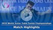 WJTTC 2015 Highlights: ZHU Cheng vs KLEIN Dennis (1/4)
