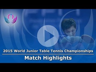 WJTTC 2015 Highlights: WANG Manyu vs KIM Jiho (1/4)