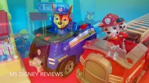 PAW PATROL Adventure Bay Town Set with Marshall fire fighter pup,Skye, Chase saves Cali- L