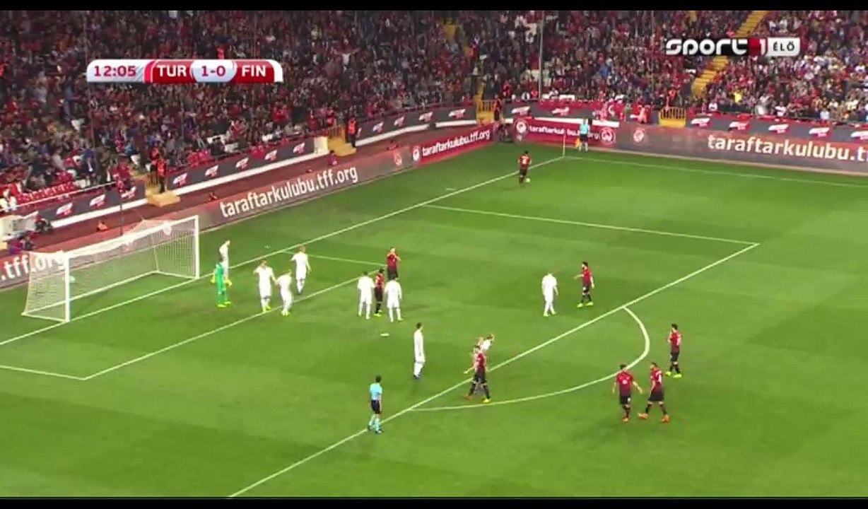 Cenk Tosun Goal HD - Turkey 2-0 Finland - 24-03-2017