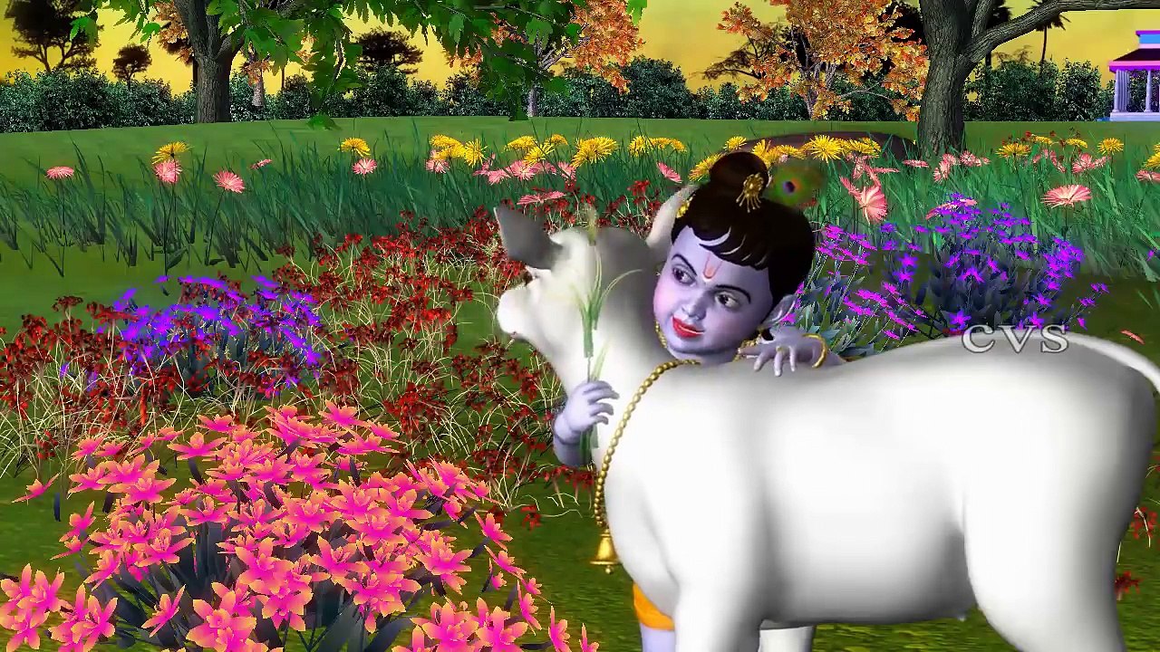 Tharangam Tharangam 2 3D Animation Krishna songs for kids Telugu Rhymes YouTube