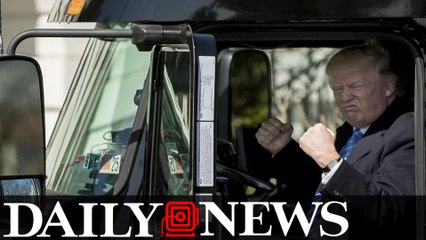 Internet Erupts With Memes When Donald Trump Sits In 18-Wheeler