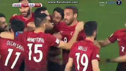 Cenk Tosun 2nd Goal HD - Turkey 2-0 Finland - 24.03.2017 HD