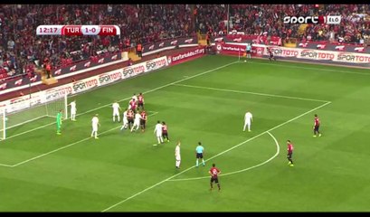 Cenk Tosun Goal HD - Turkey 2-0 Finland - 24-03-2017