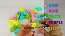 Toddlers Learning Colors and Counting with Peeps Marshmallows - Bad Kids Learn Colours wit