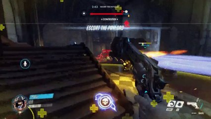 Overwatch: "I am informing you, the opposing team, of the current time which is 12 o' clock as I request you to step towards my line of sight."