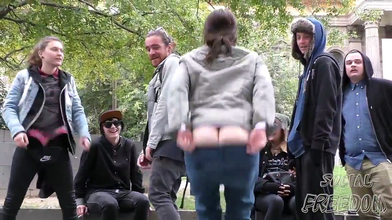 Prank GONE SEXUAL Girl Shows Butt - Is That Guy Filming You? - Sex Pranks