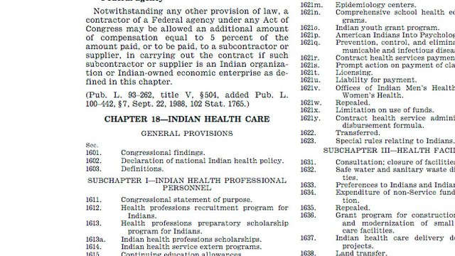 Les Amérindiens craignent le retrait de l'Obamacare