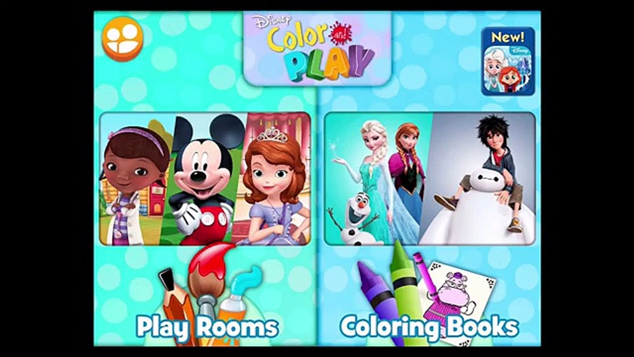 Best Games for Kids - Disney Color and Play iPad Gameplay HD