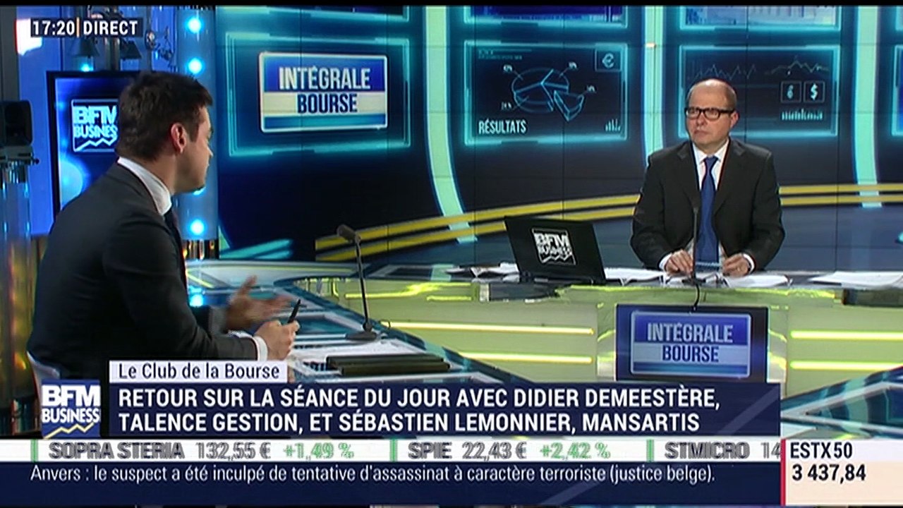 Le Club de la Bourse: Sébastien Lemonnier, Didier Demeestère et Alexandre Baradez - 24/03