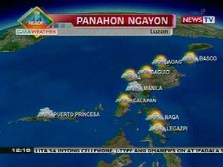 BT: Weather update as of 12:16 p.m. (Jan 13, 2013)