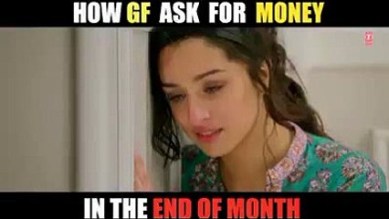 how Gf ask for money in the End Of Month