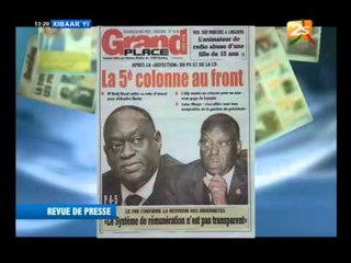REVUE DE PRESSE du 08 Mai 2015