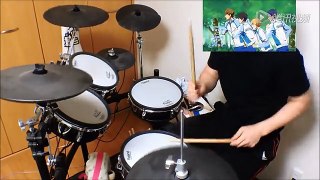 【Free!】【OP】-Dried Up Youthful Fame-【drum cover】【叩いてみた】