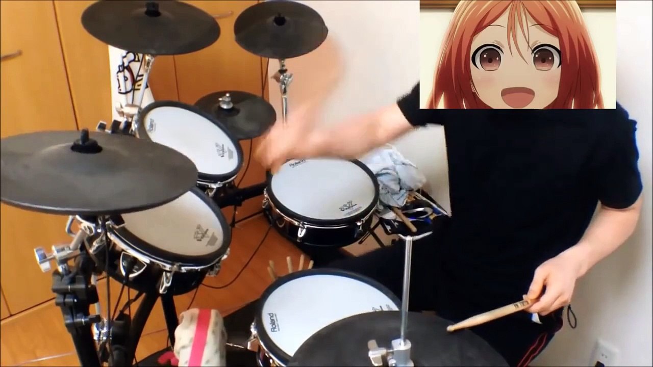 【ブラック・ブレット】【Black Bullet】【ED】-トコハナ-Full Size-やなぎなぎ-【drum cover】【叩いてみた】