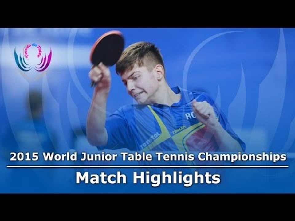 WJTTC 2015 Highlights: SIPOS Rares vs DARCIS Thibaut (Group)