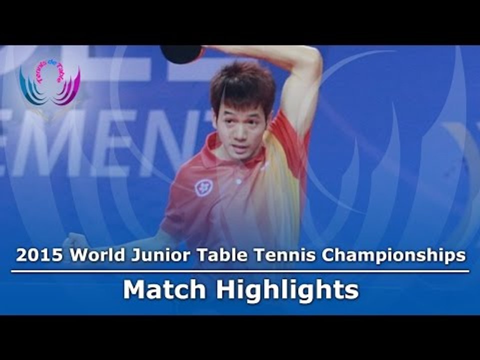 WJTTC 2015 Highlights: HO Kwan Kit vs MARINKOVIC Nikola (R64)