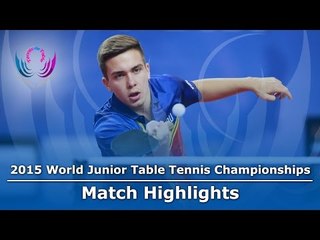 WJTTC 2015 Highlights: MANOLE Alexandru vs PIERAERT Valentin (Group)