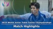 WJTTC 2015 Highlights: LIN Kevin vs SHIMOKI Matheus (Qual)