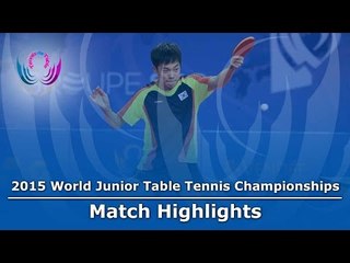 WJTTC 2015 Highlights: LIU Dingshuo vs CHO Seungmin (Team-Final)