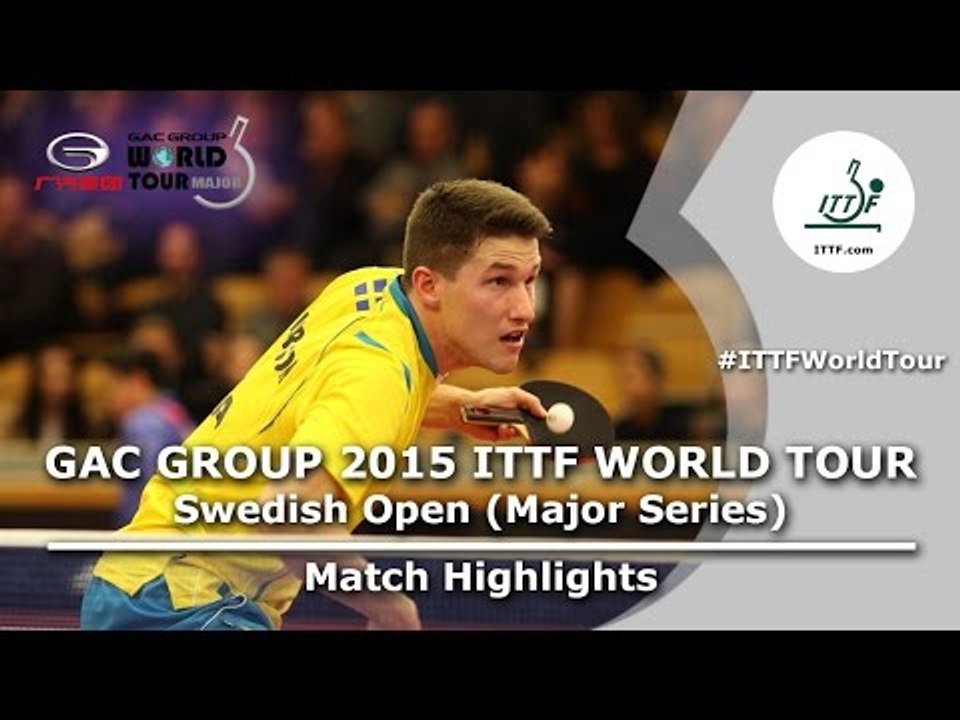 Swedish Open 2015 Highlights: XU Xin vs KARLSSON Kristian (1/2)