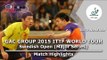 Swedish Open 2015 Highlights: FAN Zhendong/ZHANG Jike vs  FANG Bo/XU Xin (Final)