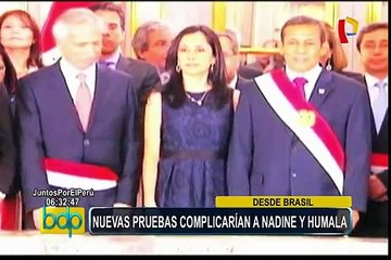 Nuevas pruebas desde Brasil complicarían a Ollanta Humala y Nadine Heredia
