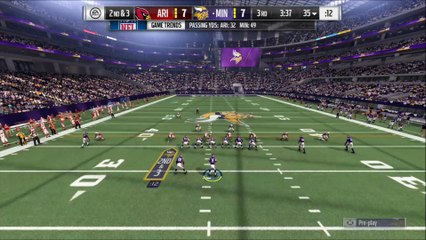 TD Thielen vs Arizona Madden NFL 17
