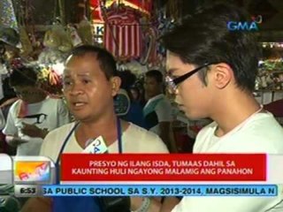 UB: Presyo ng ilang isda, tumaas dahil sa kaunting huli ngayong malamig na panahon