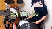 【Mahou Sensou】【OP】-Born to be-【drum cover】【叩いてみた】