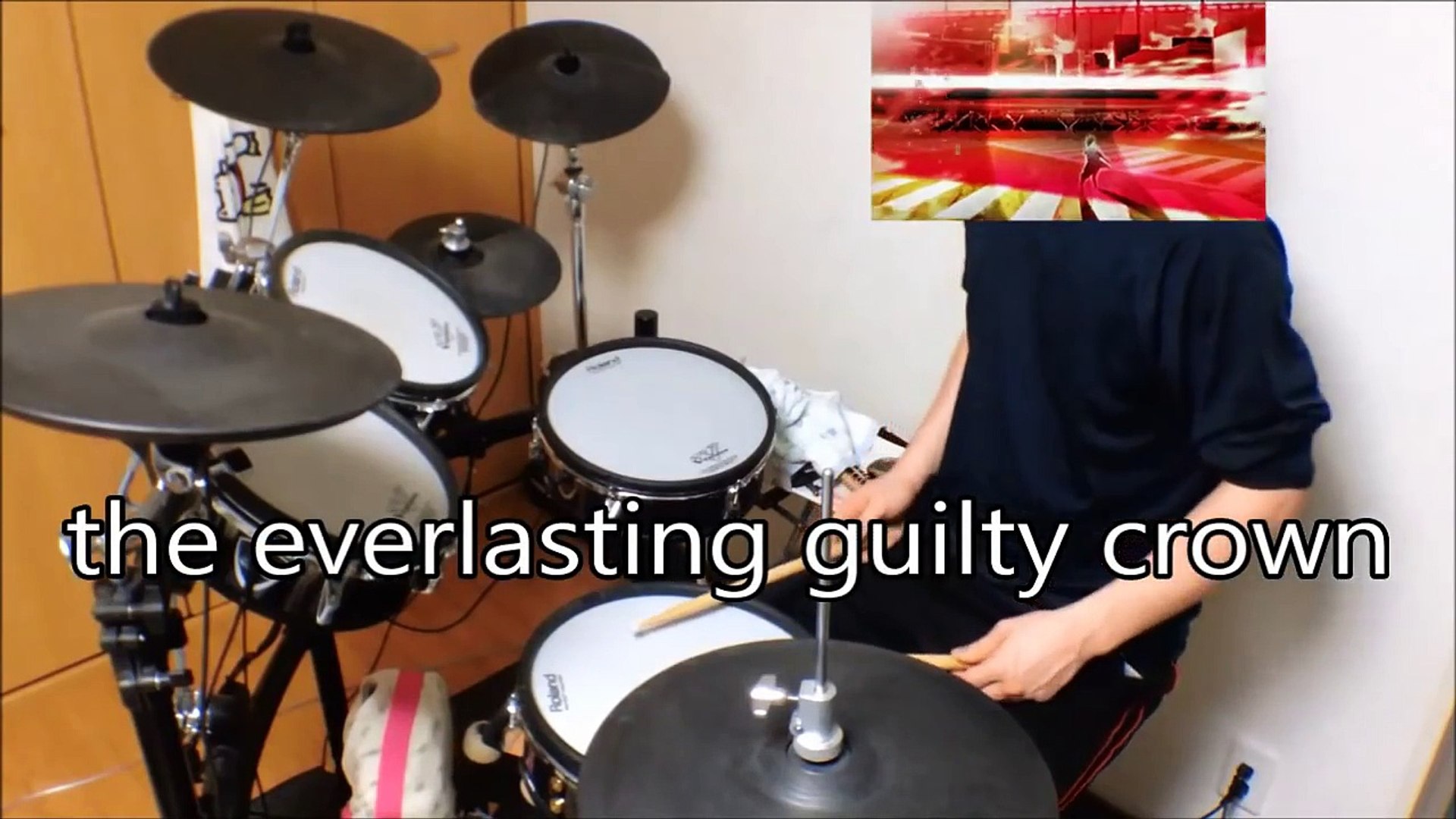ギルティクラウン Guilty Crown Op 2 The Everlasting Guilty Crown Drum Cover 叩いてみた Video Dailymotion