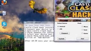Castle Clash Cheat Gold and Gems Hack Tool UPDATED WORKING No Download1