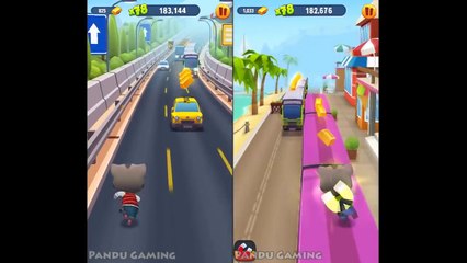 Talking Tom Gold Run - Talking Tom Vs Frosty Tom Vs Officer Tom Vs Super Tom