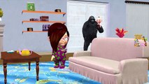 Little Baby Boy Funny Pranks with Gorilla | Learning Colors for Kids W/ Animal Finger Fami