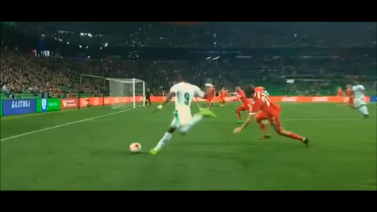 Wilfried Zaha Ridicules Russia's Aleksandr Erokhin!