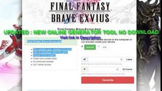 Final Fantasy Brave Exvius Generator Hack Tool-Cheat Unlimited Lapis and Gil1