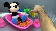 Learn Colors With Baby Doll Bath Time for Children, Toddlers and Babies | Bad Kid Learns C