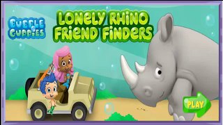 Пузырь гуппи Одинокий носорог друг искатели Ник Младший Игры
