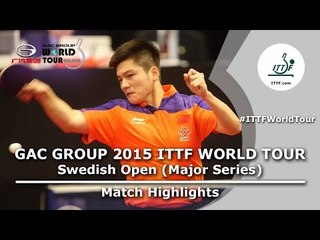 Télécharger la video: Swedish Open 2015 Highlights: FAN Zhendong/ZHANG Jike vs MORIZONO Masataka/OSHIMA Yuya (1/2)