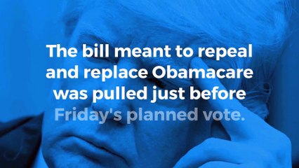 House leaders pull Obamacare repeal bill