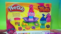 Play-Doh Dreamworks Trolls Press n Style Salon Hasbro Poppy Unboxing Toy Review by TheToy