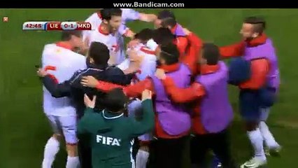 Boban Nikolov Goal HD - Liechtenstein 0-1 FRY Macedonia - 24.03.2017 HD